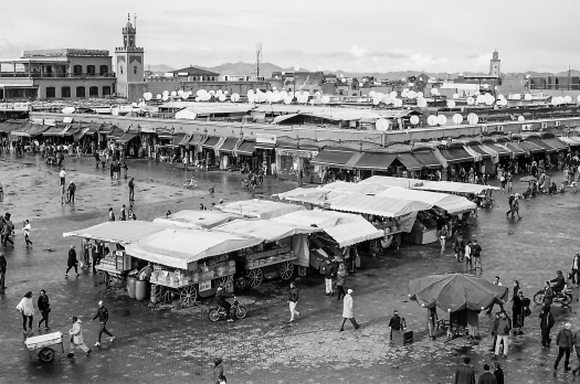 The main square of Jemaa El Fna